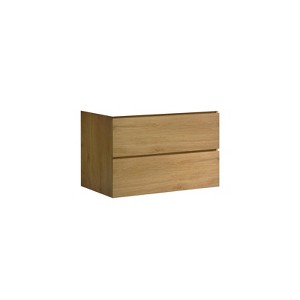 NicBex 29.7" Morden Bathroom Vanity without Sink, Wall Mounted Bathroom Storage Cabinet, 2 Spacious Drawers for Bathroom - 1 of 4