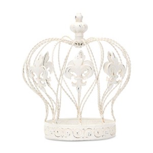 Cheung's Elania White Crown Table Décor - 1 of 4