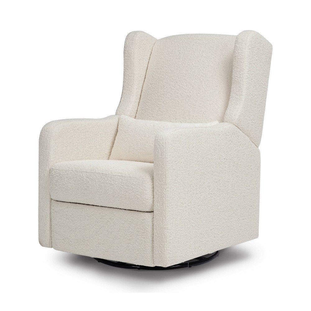 Photos - Chair Carter's by DaVinci Arlo Recliner and Swivel Glider - Ivory Boucle