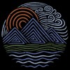 Men's Lost Gods Outdoor Lines Waves T-Shirt - 2 of 4