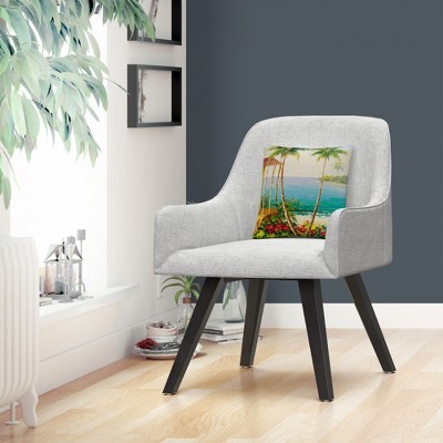 Rio Key West Villa 16" Square Polyester Throw Pillow