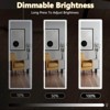 Dexmalle 64"x21" Floor Mirror Full Length  Mirror with LED Lights - 3 of 4