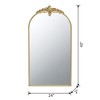 CAVINAS Arched Wall Mirrors with Metal Frame,Decorative Dressing Wall-Mounted Decor Mirror for Bathroom,Living Room,Bedroom - 3 of 4
