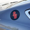 Stony Brook University Secondary Logo Automotive Car Window Locker Circle Bumper Sticker - 4 of 4