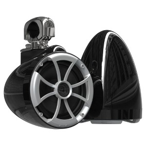 Wet Sounds ICON8-BSC ICON 8" Swivel Clamp Tower Speakers - Pair Black - 1 of 4
