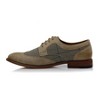 Ferro Aldo Mens Julian MFA19266A Wing-tip Plaid Spectator Derby Dress Shoes - 4 of 4