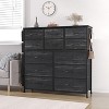 Dresser for Bedroom,Cloth Storage Tower with 12 Drawers,Chest of Drawers with Bins,Steel Frame,Wood Top for Bedroom, Kids Room,Closet, Entryway - 2 of 4