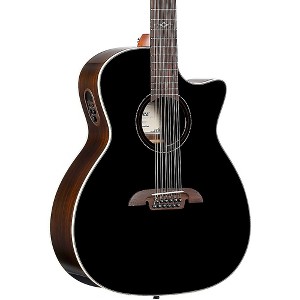Alvarez AG70CE 12-String Grand Auditorium Acoustic-Electric Guitar Black - 1 of 4