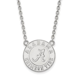 Black Bow Jewelry Sterling Silver Alabama Crimson Tide NCAA Necklace 18 Inch - 1 of 4