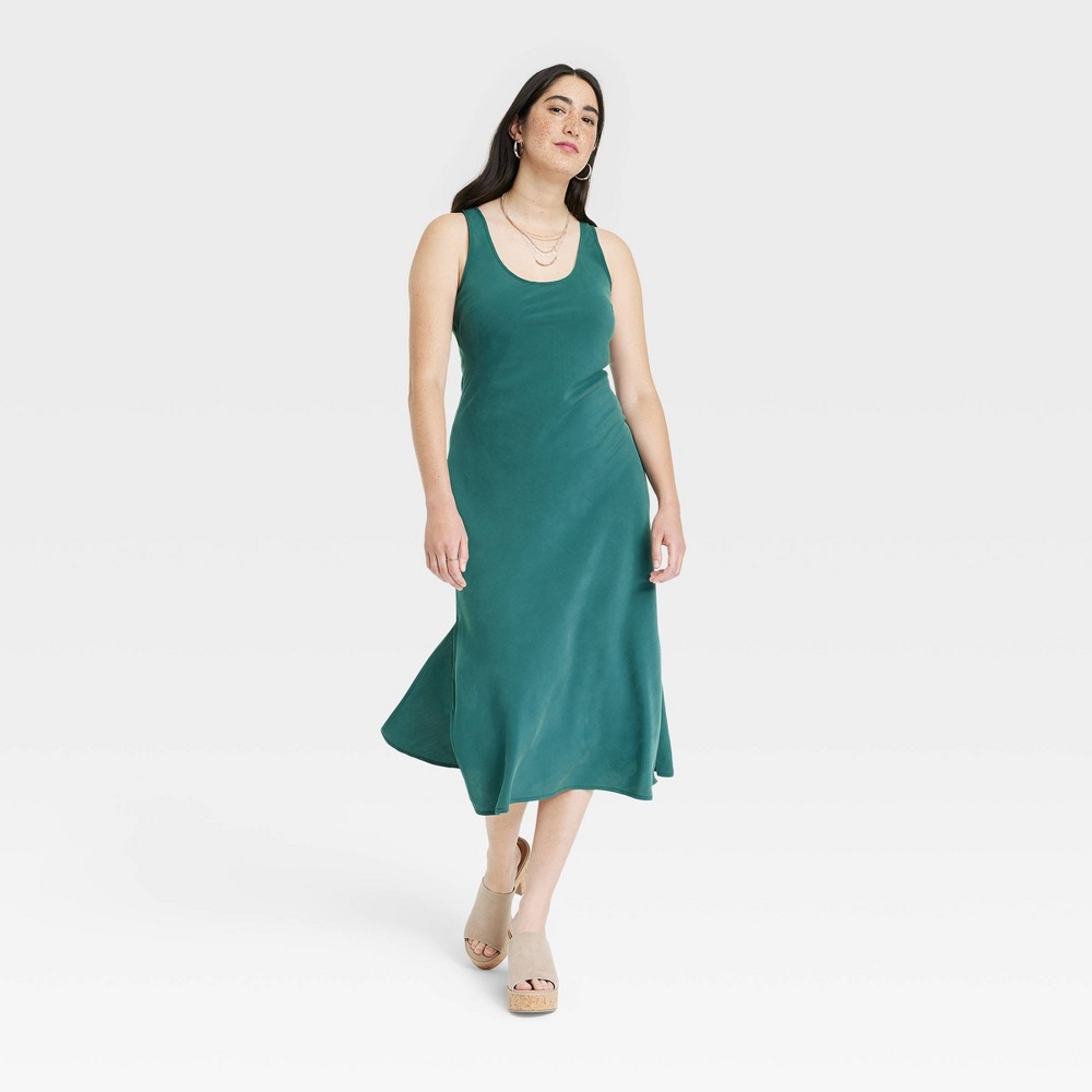 Women's Midi Slip Dress - Universal Thread™ Green S