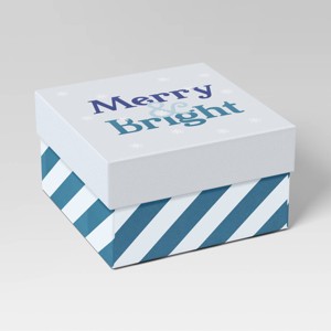 Merry and Bright Small Hard Christmas Box - Wondershop™ - 1 of 3