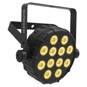 CHAUVET DJ SlimPAR Q12BT Par Flat Can RGB Wash Wireless LED Stage Light Fixture - 1 of 3
