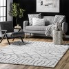Nuloom Renata Moroccan Shag Area Rug Gray 5' 3" x 7' 6" - 2 of 4