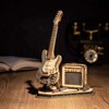 ROBOTIME 3D Jigsaw Wooden Puzzle Guitar Model Gifts for Teen Adult, 6.7"*4.1"*8.7" - 3 of 4