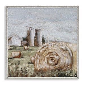 Stupell Industries Hay Bales Farmland Pasture, 12" x 12" - 1 of 4