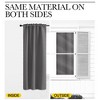 NICETOWN Backtab & Rod Pocket Blackout Thermal Curtain Panels, Set of 2 - 4 of 4