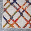 Modern Diamond Lattice Indoor Outdoor Runner or Area Rug by Blue Nile Mills - 3 of 4