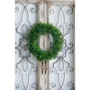 Hachikiko Artificial Greenery Wreaths - 16" & 12" Double Holiday Wreath Bundle for Door, Wall & Mantel Decor Set of 2 - 3 of 4