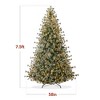 Best Choice Products Pre-Lit Cashmere Christmas Tree, Premium Semi-Flocked Pre-Decorated Artificial Holiday Décor - 2 of 4