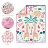 The Peanutshell Crib Bedding Set for Baby Girls - Bright Safari, 5 Pieces - 2 of 4