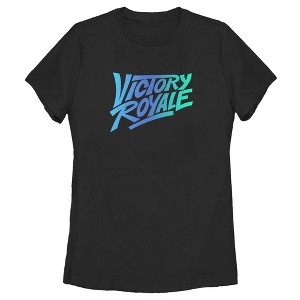 Women's Fortnite Victory Royale Gradient Logo T-Shirt - 1 of 4