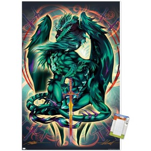 Trends International Ruth Thompson - Dragonblade Terrablade Unframed Wall Poster Prints - 1 of 4