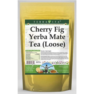 TerraVita Cherry Fig Yerba Mate Tea (Loose) (8 oz, ZIN: 560277, 1-Pack)