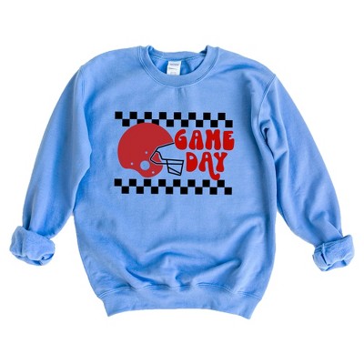 Simply Sage Market Women's Checkered Game Day Gildan Sweatshirt