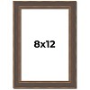 PosterPalooza | Photo Size Elegant Brown Picture Frame - UV Acrylic, Foam Board Backing, Hanging Hardware - 2 of 4