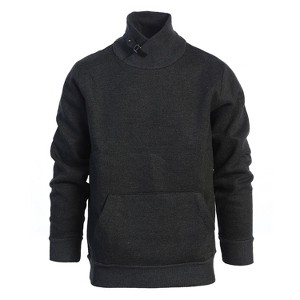 Gioberti Men's Knitted Turtleneck Collar Pullover Sweater with Soft Brushed Flannel Lining - 1 of 4
