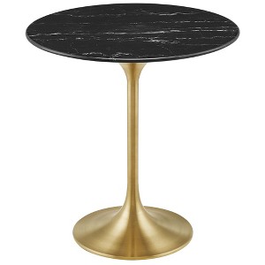 Modway Lippa 20Inch Round Artificial Marble Side Table - 1 of 4