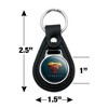 Supergirl Tv Series Logo Black Leather Keychain - 4 of 4