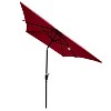 Gulches Burgundy 108 Inch x 72 Inch Rectangular Patio Umbrella with Crank and Tilt Feature - 3 of 4