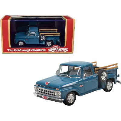 1965 Ford F-100 Stepside Truck Caribbean Turquoise w/White Interior Ltd Ed  to 220 pcs 1/43 Model Car by Goldvarg Collection