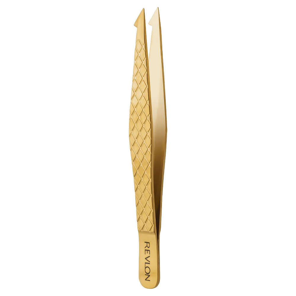 UPC 309975420180 product image for Revlon Gold Series Titanium Coated Tweezers | upcitemdb.com