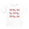 The Juniper Shop Patriotic America Stacked Coquette Youth Short Sleeve Tee - 3 of 4