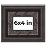 PosterPalooza | Photo Size 3.5" Wide Ornate Black Frame - UV Acrylic, Foam Board Backing, Hanging Hardware - 2 of 4