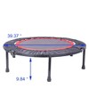 BestParts 40" Mini Fitness Trampoline – Indoor Rebounder for Adults & Kids with Safety Pad - 4 of 4