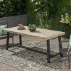 VYNXARIA Outdoor dining table Featuring a gorgeous acacia wood table top and a smooth metal frame,offers your backyard or patio space a moder - 4 of 4