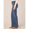 Women's High Rise Double Layer Hem Jeans - Democracy - 3 of 4