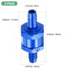 Unique Bargains Aluminum Alloy Non-Return One Way Check Valve Valve 2 Pcs - 3 of 4