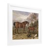 Stupell Industries Wild Dogs & Horses Traditional Framed Print Under Glass Art - 2 of 4