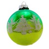 Christopher Radko 3.25 In Vintage Flocked Set Holiday Scenes Tree Ornament Sets - 4 of 4