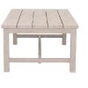 PAGED Contemporary Wood Outdoor Table Rectangle Patio Dining Table with Rot-resistant Build for Patio, Poolside, Courtyard - 3 of 4