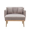 Okak Modern Accent Chair, Fashionable and Classic Style Chaise Accent Chair for Living Room and Hotel Bed Room - 4 of 4