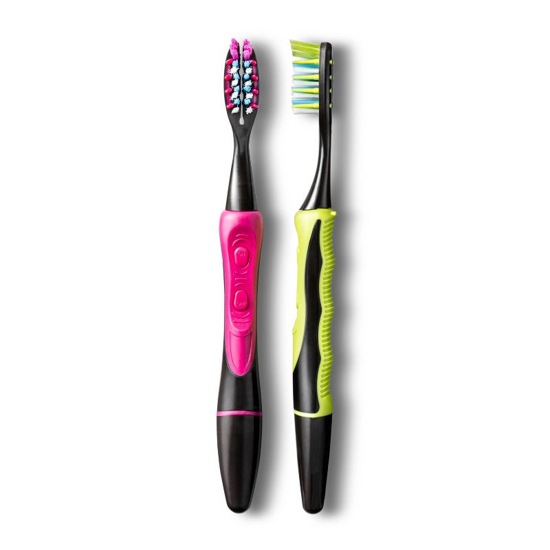 Pulsating Powered Toothbrush 2pk - up &#38; up&#8482;, 3 of 9