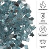 Home-Complete 10.47 lbs .5" Crushed Rock Fire Glass Aqua Blue - image 4 of 4