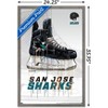 Trends International NHL San Jose Sharks - Drip Skate 21 Framed Wall Poster Prints - 3 of 4