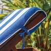 Arkwright Tie & Dry Beach Towels (Pack of 2), Ring Spun Cotton, Striped Color Options, 30x70 in. - 4 of 4