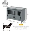 Kumasinova Large Dog Food Storage Container,Elevated Dog Bowls with Storage Cabinet Containing Large 37L Capacity,Raised Dog Bowl Stand - 3 of 4